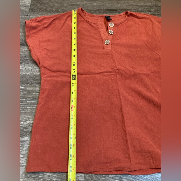 Emery Rose Set Wide Leg Pant and Short Sleeve Top - Picture 12 of 16